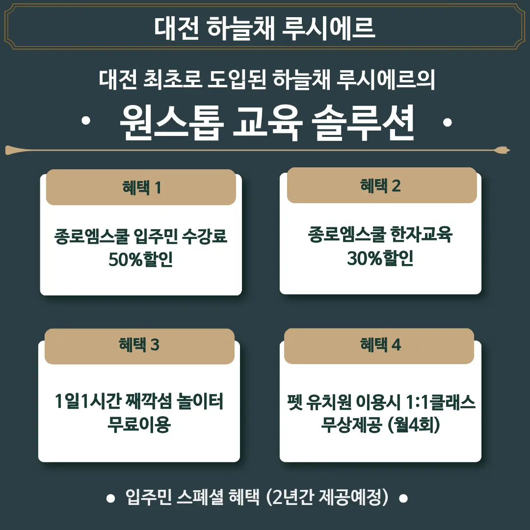 대전하늘채루시에르-교육특화